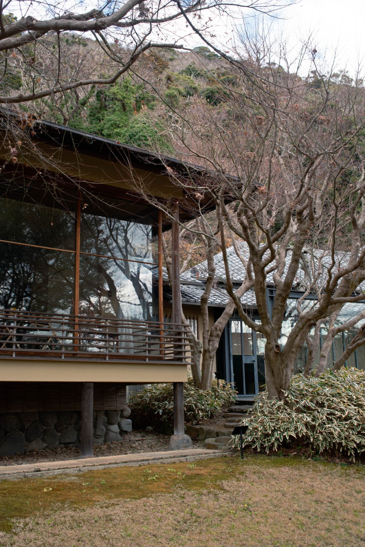 山口蓬春邸(現・山口蓬春記念館)南側外観