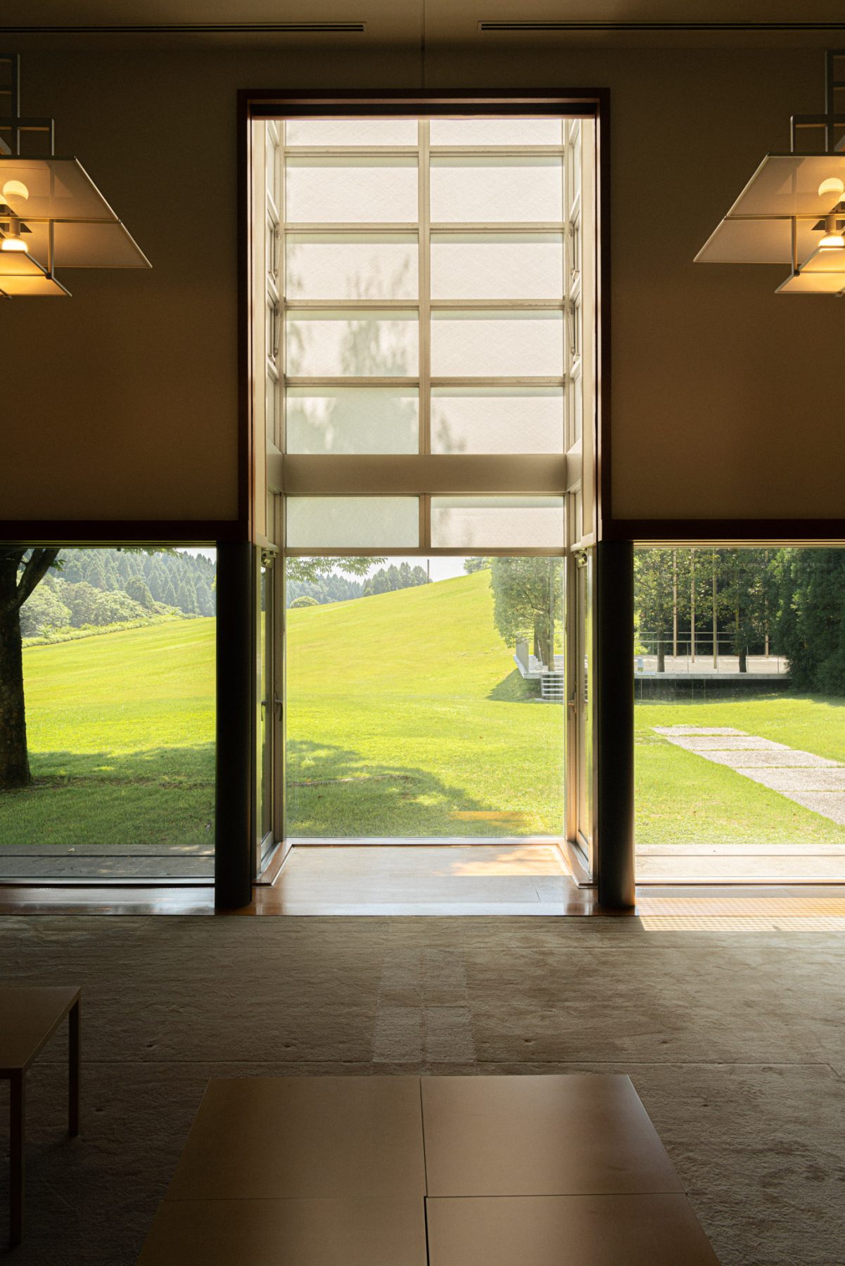 セミナー室の窓